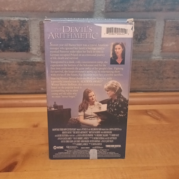 6/$15 The devil's arithmetic VHS videotape - Picture 3 of 7